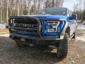 Road Armor 17-20 Ford Raptor Stealth Front Bumper w/Lonestar Guard - Tex Blk