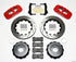 Wilwood AERO4 Rear Kit 14.25in Drilled Red 2006-10 Magnum/Challngr/Chrgr/300C