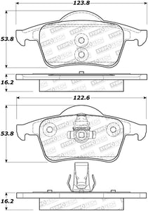 StopTech Performance 99-06 Volvo S80 Rear Brake Pads