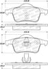 StopTech Performance 99-06 Volvo S80 Rear Brake Pads