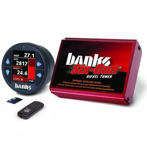 Banks 06-07 Dodge 2500/3500 5.9L Diesel Six-Gun Diesel Tuner w/ iDash-1.8 DataMonster