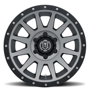 ICON Compression 17x8.5 6x135 6mm Offset 5in BS 87.1mm Bore Titanium Wheel