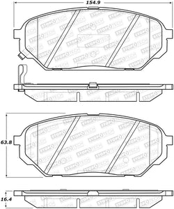 StopTech Street Brake Pads - Front