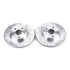 Power Stop 90-98 Buick Skylark Front Evolution Drilled & Slotted Rotors - Pair