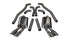 Corsa 2012-2015 Chevrolet Camaro Coupe ZL1 6.2L V8 Polished Sport Cat-Back + XO Exhaust