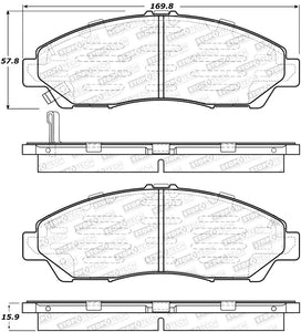 StopTech Street Brake Pads - Front/Rear