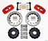 Wilwood AERO6 Front Truck Kit 14.25in Drill Red 1999-2014 GM Truck/SUV 1500