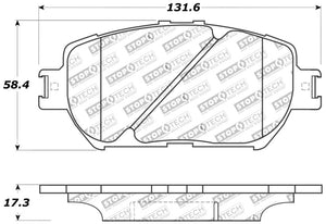 StopTech Performance 06 Lexus GS / 09-10 IS Front Brake Pads