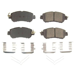 Power Stop 2019 Nissan Kicks Front Z17 Evolution Ceramic Brake Pads w/Hardware