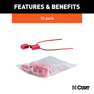 Curt 10-Amp In-Line Fuse Holders (12-Pack)