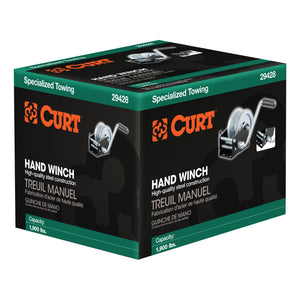 Curt Hand Winch (1900lbs 8in Handle)