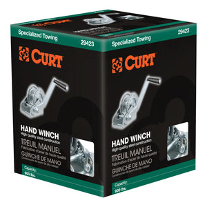 Curt Hand Winch (900lbs 6-1/2in Handle)