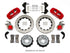 Wilwood AERO4 / MC4 Rear Kit 14.00 Drilled Red Currie Pro-Tour Unit Bearing Floater