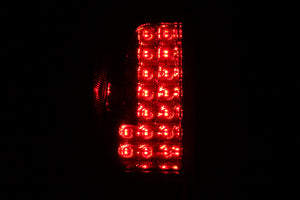 ANZO 2005-2008 Nissan Frontier LED Taillights Red/Clear