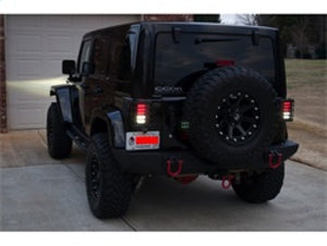 Spyder Jeep Wrangler 07-15 LED Tail Lights Black ALT-YD-JWA07-LED-BK