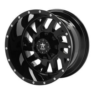 RBP 65R Glock 20x12 6x139.7 BP / 4.75 BS -44mm Offset 78mm CB (Hub Centric) Gloss Black Wheel