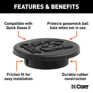 Curt Quick Goose Gooseneck Hitch Rubber Cap