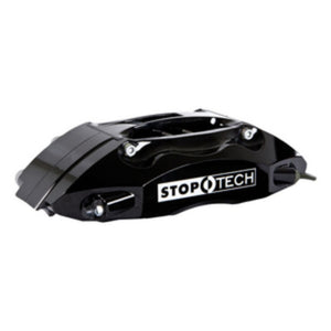 StopTech 08-12 WRX STi Front BBK ST40 355x32 Slotted Rotors Black Calipers