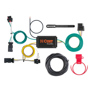 Curt 17-19 Jeep Compass Custom Wiring Harness (4-Way Flat Output)