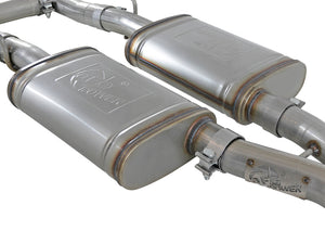 aFe MACH Force-Xp 2-1/2in 304 SS Cat-Back Exhaust 15-19 Dodge Challenger V6-3.6L - Raw Tip