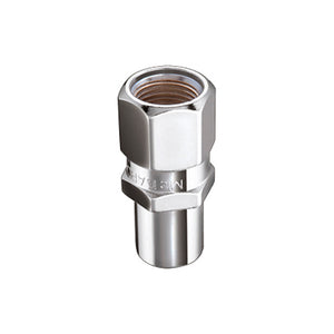 McGard Hex Lug Nut (Drag Racing Reg. Shank) 7/16-20 / 13/16 Hex / 1.86in. L (Box of 100) - Chrome