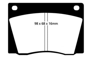 EBC 67-69 Fiat Dino 2 Ultimax2 Front Brake Pads