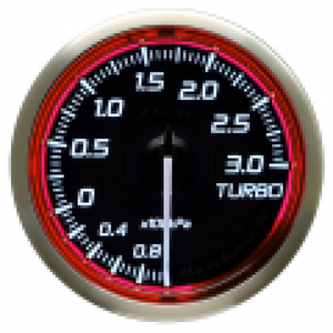 DEFI Racer Turbo Gauge N2 52mm SI 300KPA Red