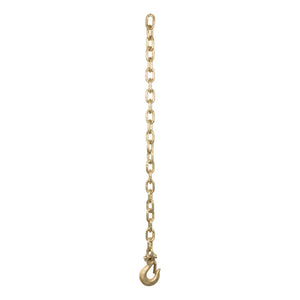 Curt 35in Safety Chain w/1 Clevis Hook (18800lbs Yellow Zinc)