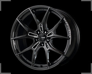 Gram Lights 57FXZ 20x10.5 +25 5-120 Super Dark Gunmetal & Machining Rim Edge DC Wheel