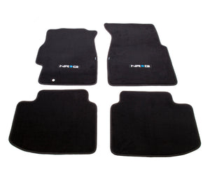 NRG Floor Mats - 96-00 Honda Civic 2DR &3DR (NRG Logo) - 4pc.