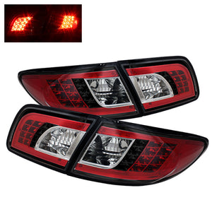 Spyder Mazda 6 03-08 4/5DR (Not fit Wagon)LED Tail Lights Black ALT-YD-M603-LED-BK