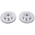 Power Stop 07-17 Lexus LS460 Front Evolution Drilled & Slotted Rotors - Pair