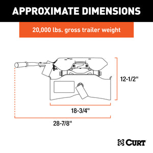 Curt A20 5th Wheel Hitch Head