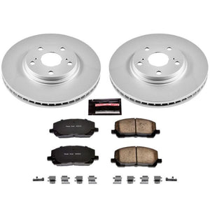 Power Stop 01-07 Toyota Highlander Front Z17 Evolution Geomet Coated Brake Kit