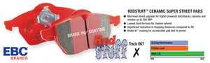 EBC 17-18 Audi Audi RS3 Redstuff Front Brake Pads