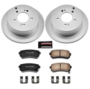 Power Stop 10-15 Hyundai Tucson Rear Z17 Evolution Geomet Coated Brake Kit