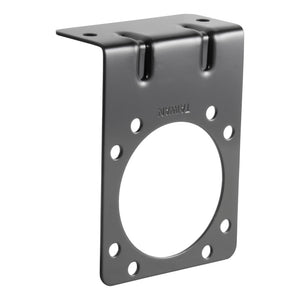 Curt Connector Mounting Bracket for 7-Way RV Blade (Black)