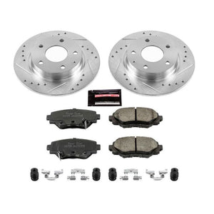 Power Stop 14-16 Mazda 3 Rear Z23 Evolution Sport Brake Kit