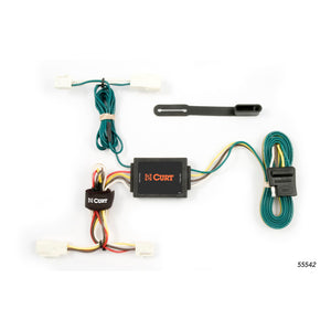 Curt 03-13 Toyota Corolla Custom Wiring Harness (4-Way Flat Output)