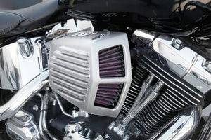 K&N Street Metal Intake System 08-16 Harley Davidson Shaker Silver H/D Touring Models