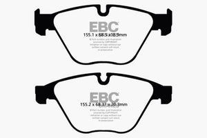 EBC 10+ BMW 535i 3.0 Turbo (F10) Redstuff Front Brake Pads