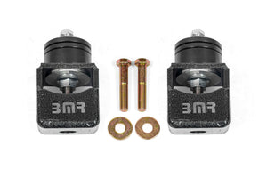 BMR Chevy SS and Pontiac G8 Motor Mount Kit (Solid Bushings) Black Hammertone