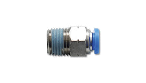 Vibrant Male Straight Pneumatic Vacuum Fitting 1/8in NPT Thread for use with 3/8in 9.5mm OD tubing