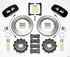 Wilwood AERO4 Rear Kit 14.25in 2008-2009 Pontaic G8 w/Lines