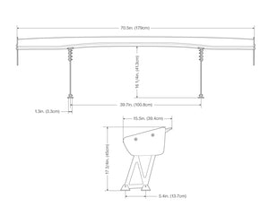 Seibon Universal (70.5in Wide) GT Carbon Fiber Rear Spoiler