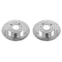 Power Stop 12-18 Fiat 500 Rear Evolution Drilled & Slotted Rotors - Pair