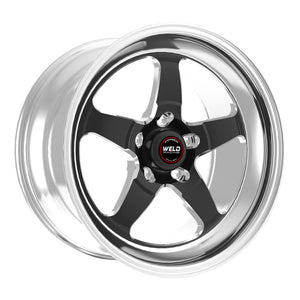 Weld S71 18x10.5 / 5x4.75 BP / 6.6in. BS Black Wheel (High Pad) - Non-Beadlock