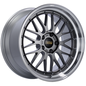 BBS LM 19x10 5x120 ET25 Diamond Black Center Diamond Cut Lip Wheel -82mm PFS/Clip Required