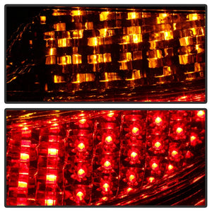 Xtune Porsche 911 996 ( Non 4S. Turbo. GT3 ) 99-04 LED Tail Lights Red Clear ALT-ON-P99699-LED-RC