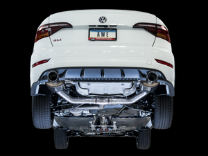 AWE Tuning 18-21 Volkswagen Jetta GLI Mk7 Touring Exhaust - Diamond Black Tips (Fits High-Flow DP)